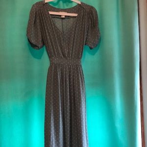 Cute Summer poka dot dress with pockets.